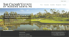 Desktop Screenshot of crosbyestate.org